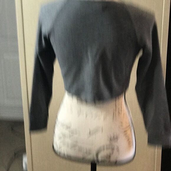 American Apparel Women's Crop Top Large Gray - Picture 6 of 7